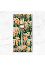 PD's Martha Negley Collection Golden Harvest, Squashed in Green, Dinner Napkin