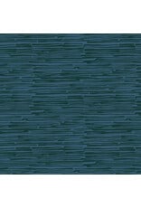 Martha Negley Golden Harvest, Falling Stems in Teal, Fabric Half-Yards