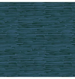Martha Negley Golden Harvest, Falling Stems in Teal, Fabric Half-Yards
