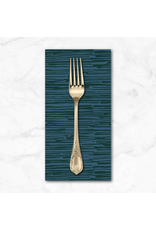 PD's Martha Negley Collection Golden Harvest, Falling Stems in Teal, Dinner Napkin