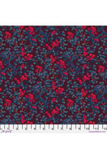 Martha Negley Golden Harvest, Berries in Plum, Fabric Half-Yards