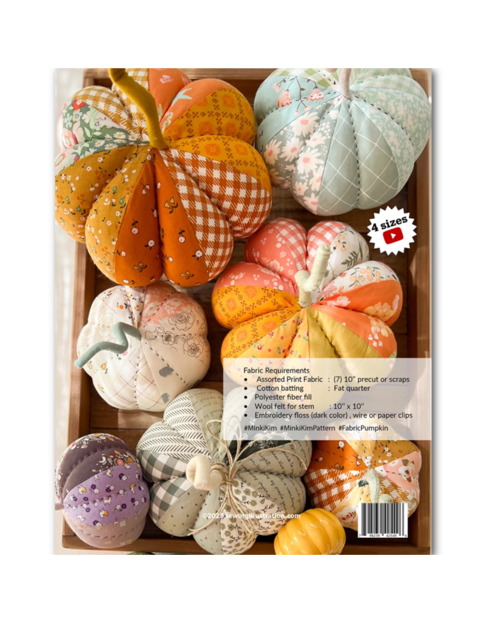 Minki Kim Fabric Pumpkins Pattern