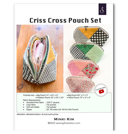 Minki Kim Criss Cross Pouch Set Pattern