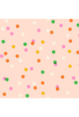 Melody Miller Sparkle Mart, Spritz in Peach Blossom, Fabric Half-Yards