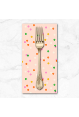 PD's Melody Miller Collection Sparkle Mart, Spritz in Peach Blossom, Dinner Napkin