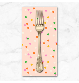PD's Melody Miller Collection Sparkle Mart, Spritz in Peach Blossom, Dinner Napkin