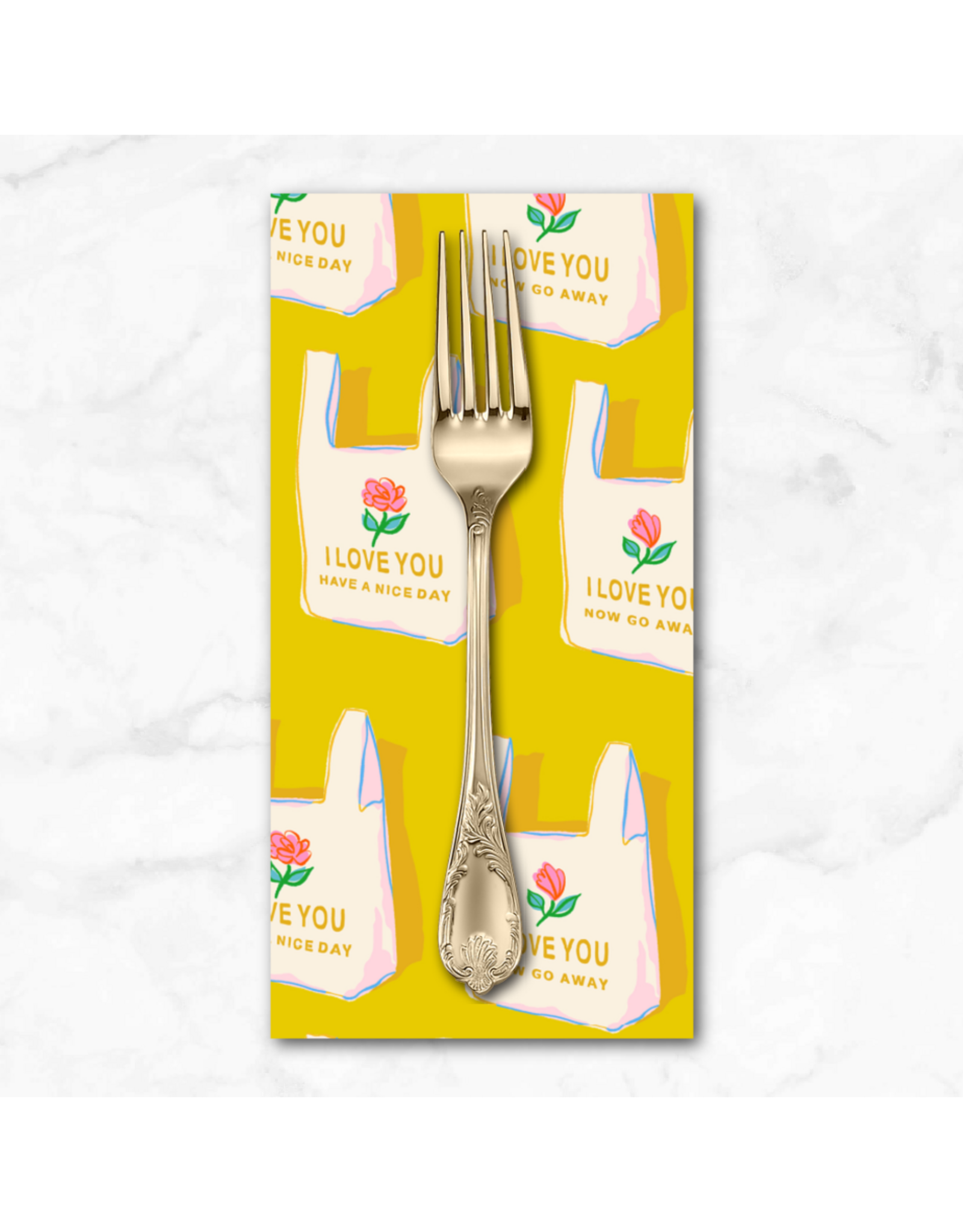 PD's Melody Miller Collection Sparkle Mart, Have a Nice Day in Golden Hour, Dinner Napkin