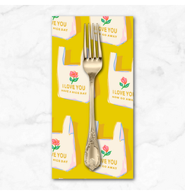 PD's Melody Miller Collection Sparkle Mart, Have a Nice Day in Golden Hour, Dinner Napkin