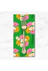 PD's Melody Miller Collection Sparkle Mart, Flower Dept in Verdant, Dinner Napkin