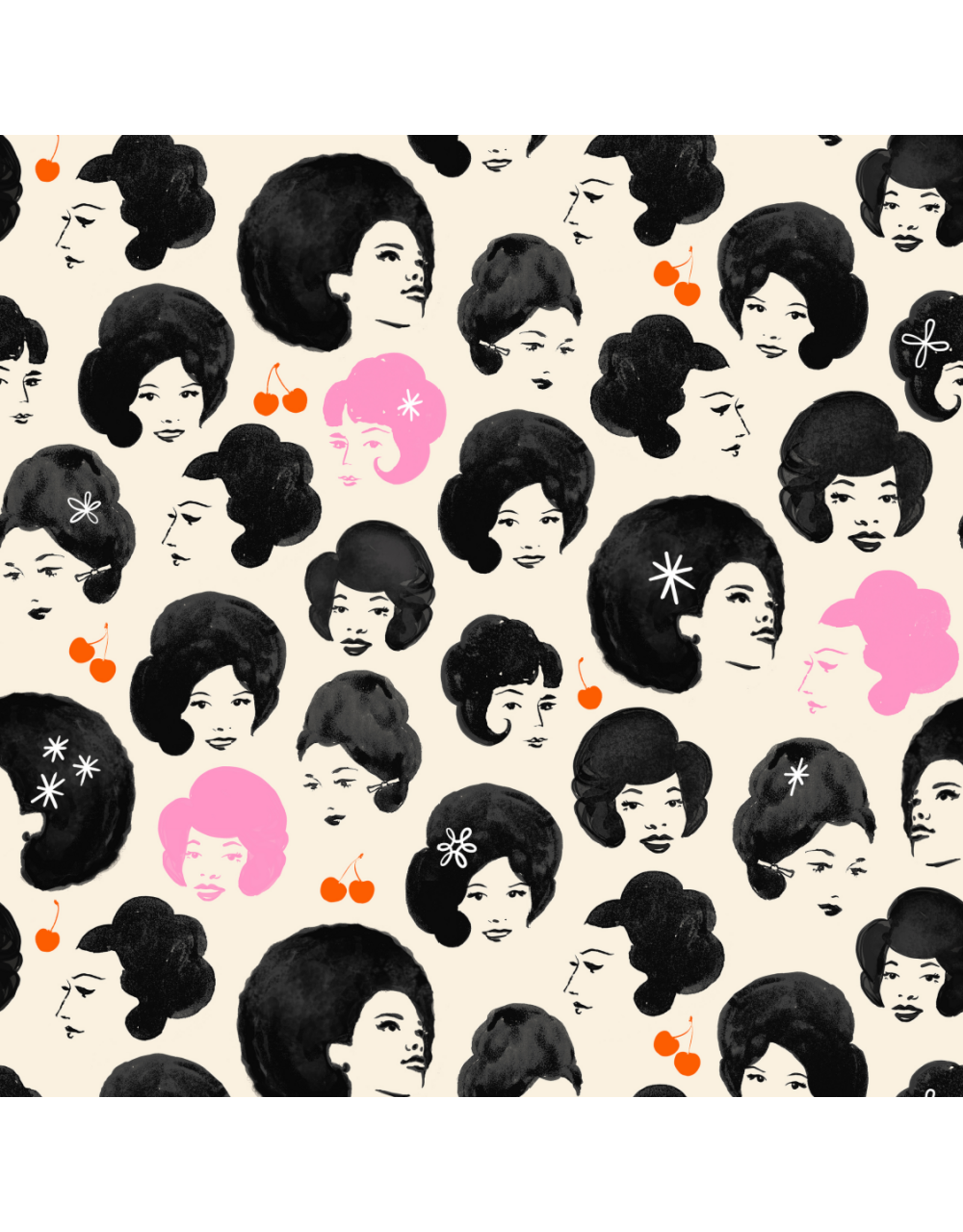 PD's Melody Miller Collection Sparkle Mart, Dotties Friends in Black, Dinner Napkin