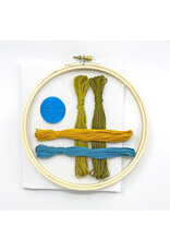 budgiegoods Forget Me Not Cross Stitch Kit by budgiegoods