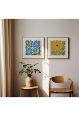 budgiegoods Forget Me Not Cross Stitch Kit by budgiegoods