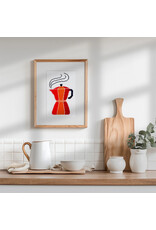 budgiegoods Moka Pot Cross Stitch Kit by budgiegoods