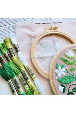 Jessica Long Embroidery Blissful Blooms, Embroidery Kit