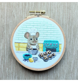 Jessica Long Embroidery The Muffin Mouse, Embroidery Kit