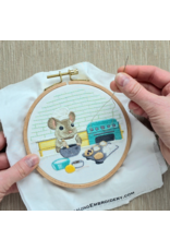 Jessica Long Embroidery The Muffin Mouse, Embroidery Kit