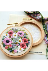 Jessica Long Embroidery Wildflower Sampler, Embroidery Kit