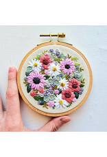 Jessica Long Embroidery Wildflower Sampler, Embroidery Kit