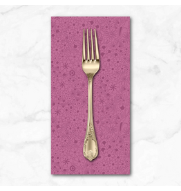PD's Alison Glass Collection Color Camp Bloom, Shallows in Muted Peony, Dinner Napkin