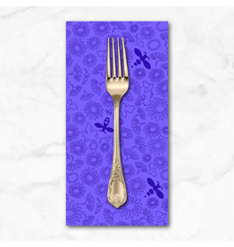 PD's Alison Glass Collection Color Camp Dusk, Bee in Violet, Dinner Napkin