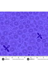 PD's Alison Glass Collection Color Camp Dusk, Bee in Violet, Dinner Napkin