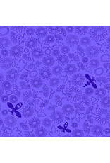 Alison Glass Color Camp Dusk, Bee in Violet, Fabric Half-Yards