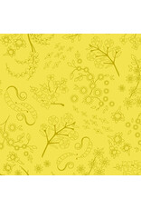 Alison Glass Color Camp Grove, Nestled in Light Lichen, Fabric Half-Yards