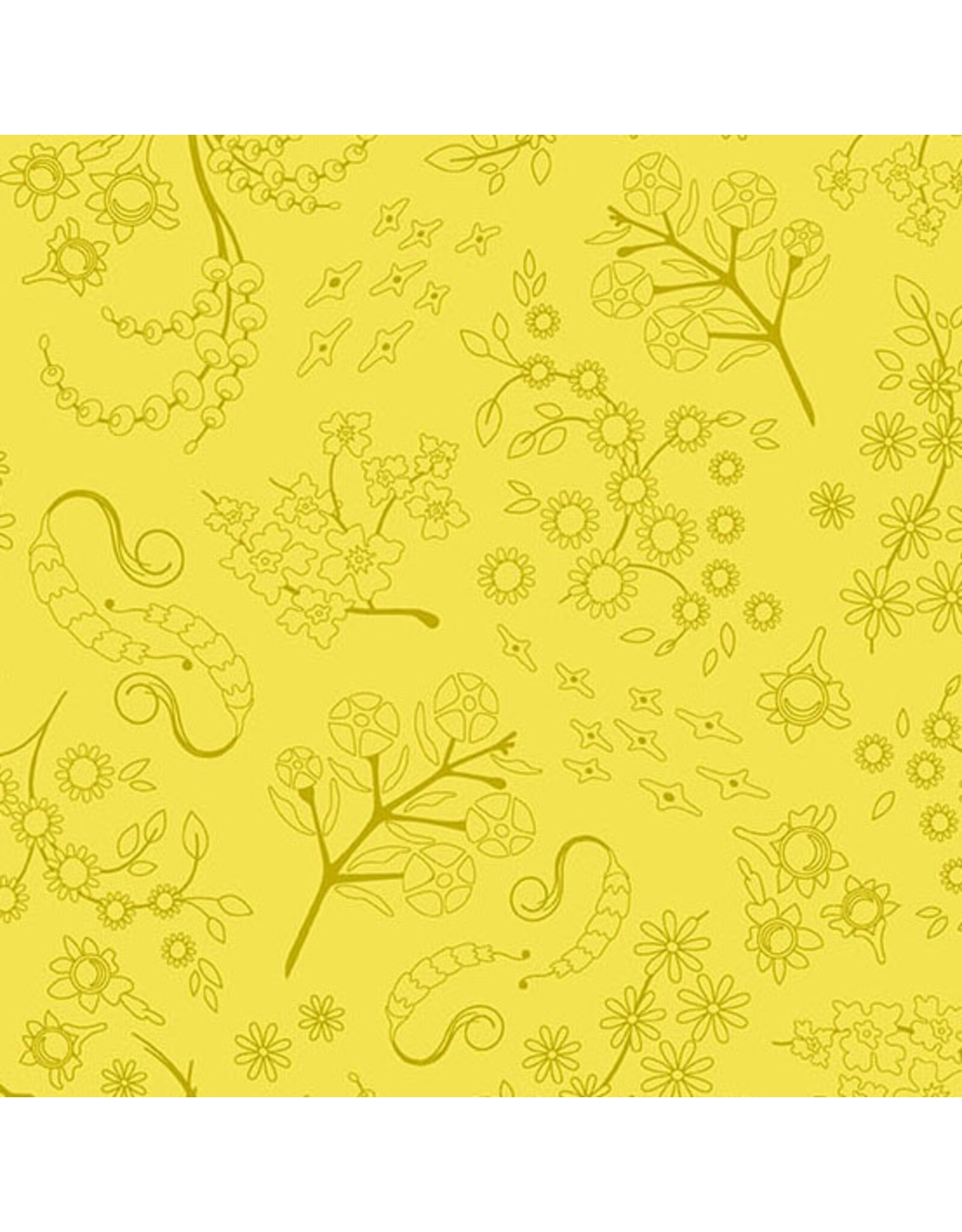 Alison Glass Color Camp Grove, Nestled in Light Lichen, Fabric Half-Yards