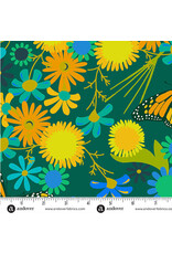 Alison Glass 108" Quilt Backs, Redwood, Monarch in Grove, Fabric Half-Yards