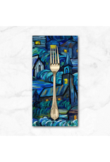 PD's Northcott Collection Starry Night, Scenic in Dark Blue, Dinner Napkin