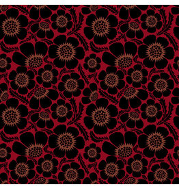 Anna Maria Clean Cut, Prickly in Scarlet, Fabric Half-Yards