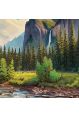 Riley Blake Fabrics National Parks, Yosemite Poster Panel, Digitally Printed, 36x44"  Fabric Panel