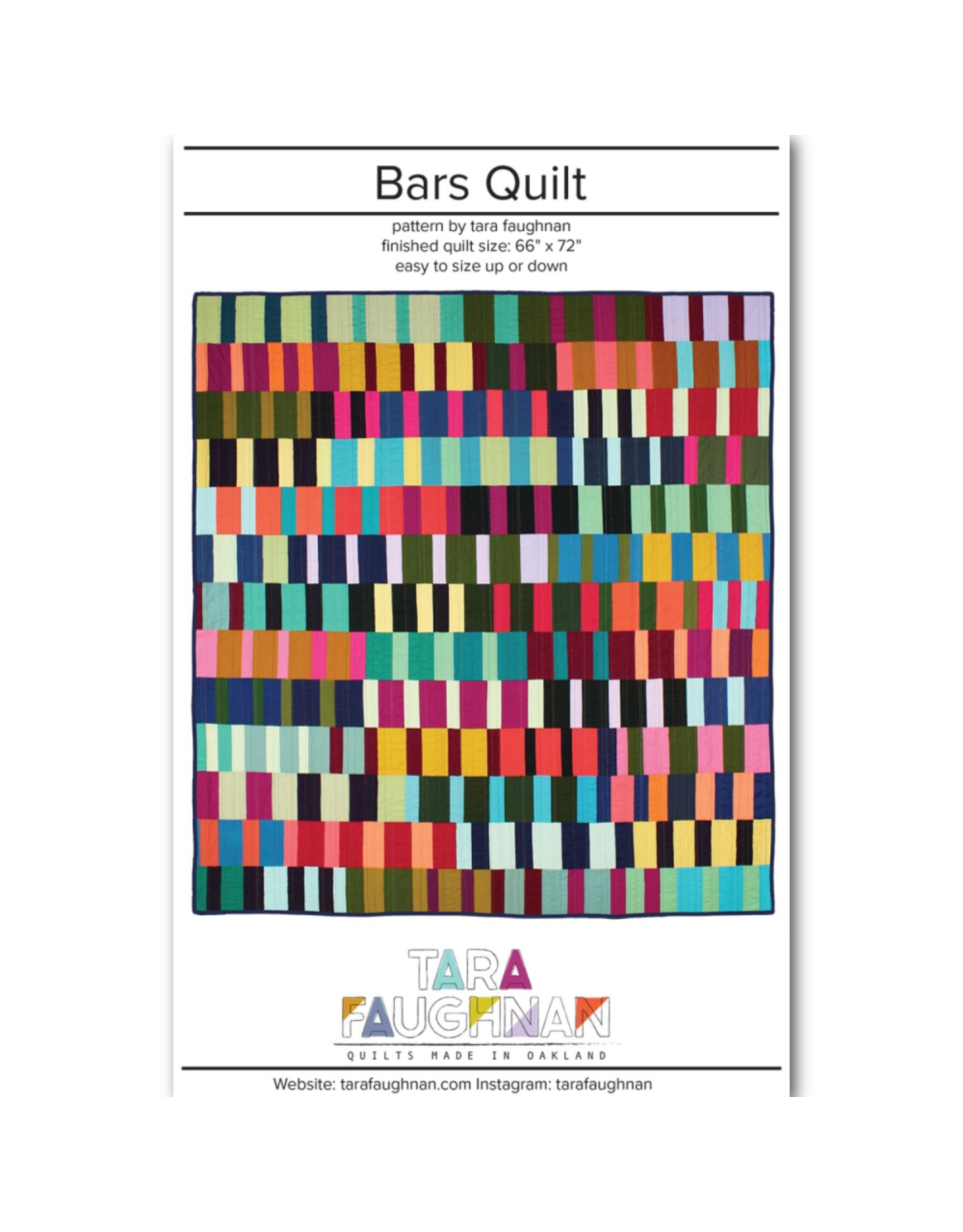 Tara Faughnan Bars Quilt Pattern
