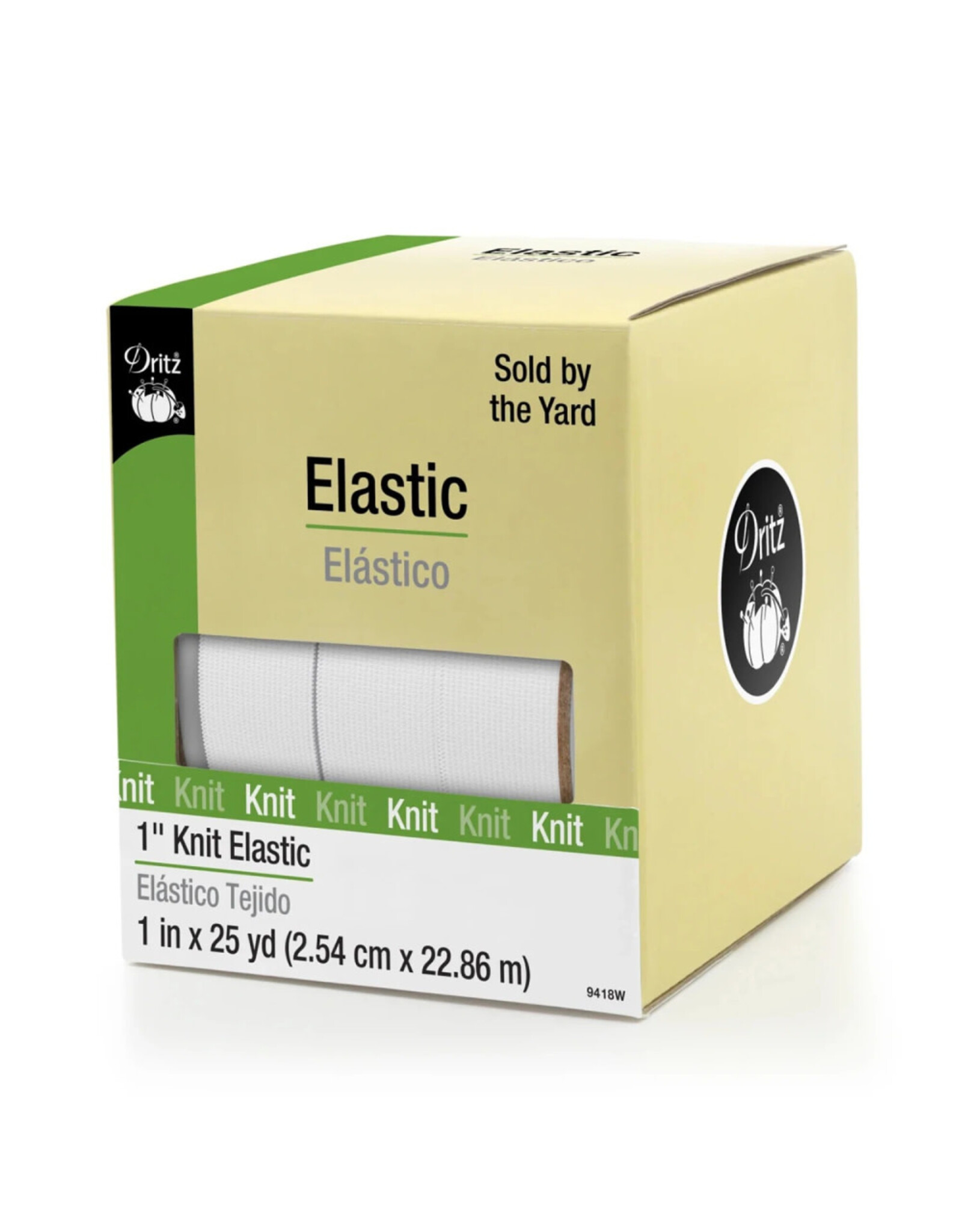 Dritz Dritz Knit Elastic 1 inch wide, by the yard