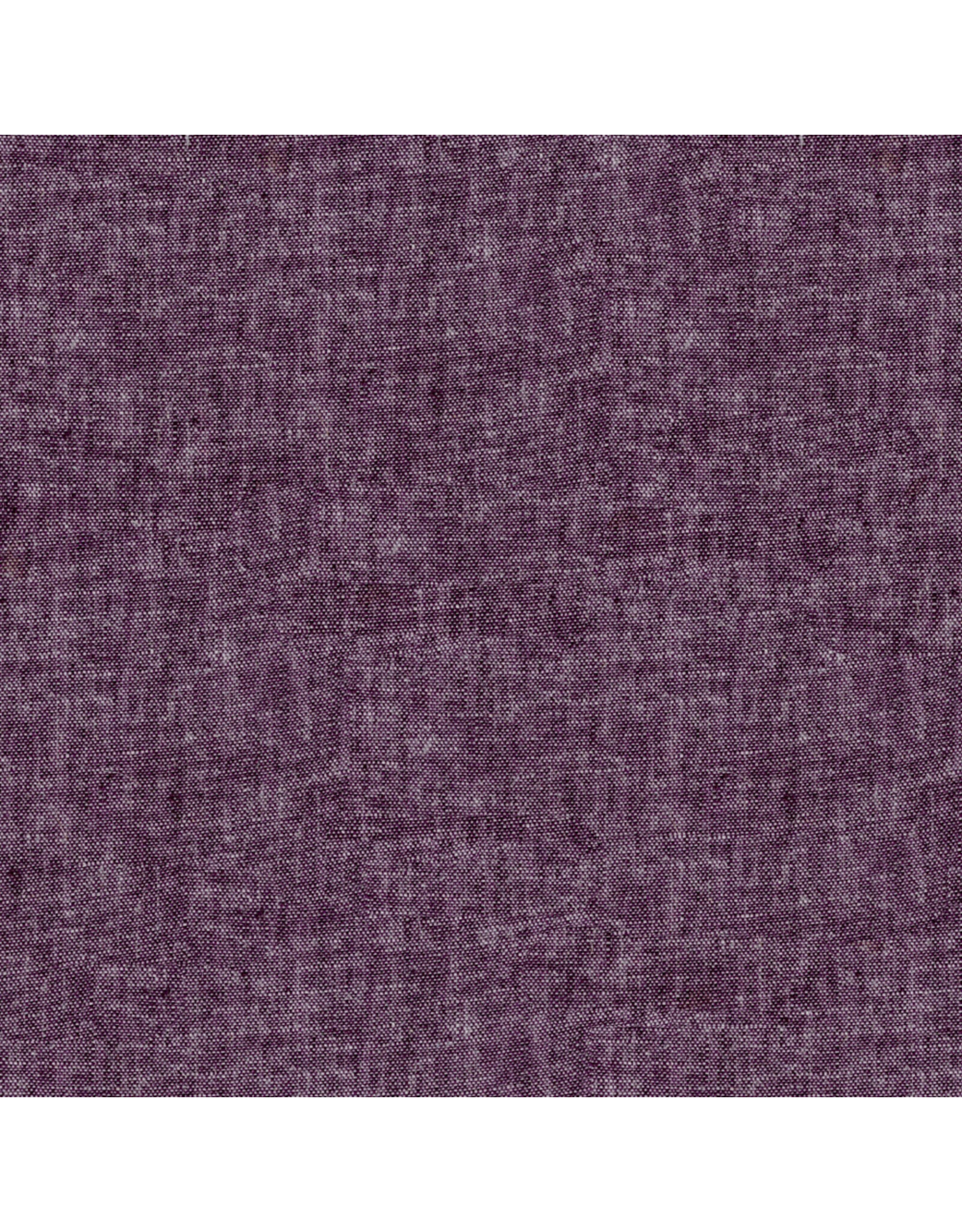 White Owl Textiles Cortina, Yarn Dyed Linen Cotton Blend,  Amethyst, Fabric Half-Yards