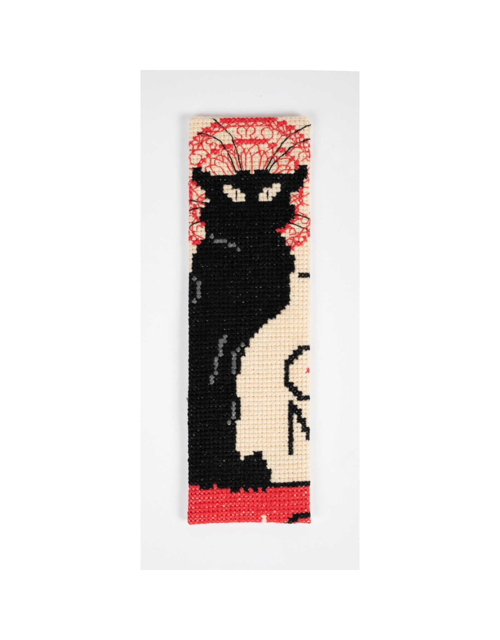 DMC Tour of the Black Cat by Steinlen, Cross Stitch Bookmark Kit