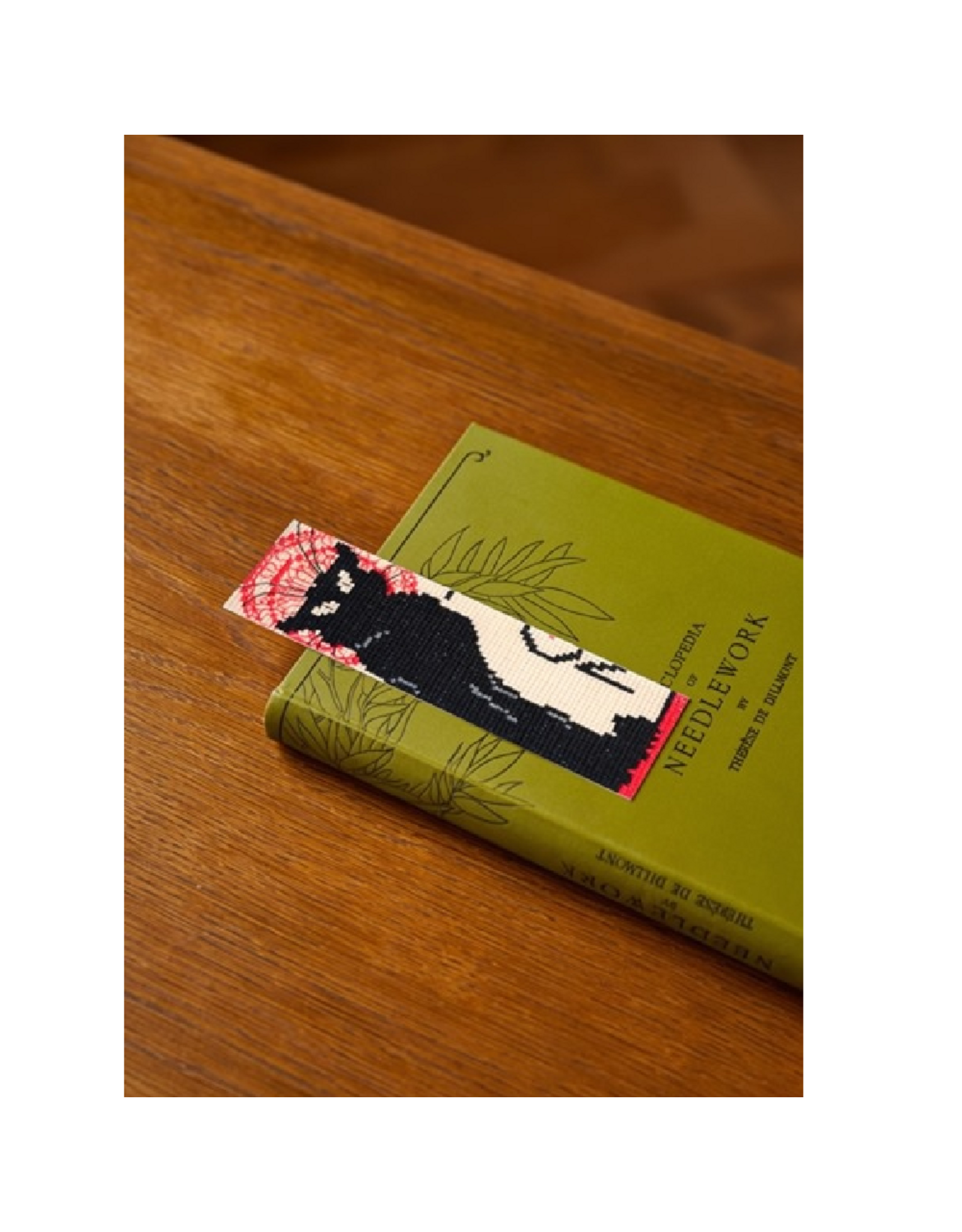 DMC Tour of the Black Cat by Steinlen, Cross Stitch Bookmark Kit