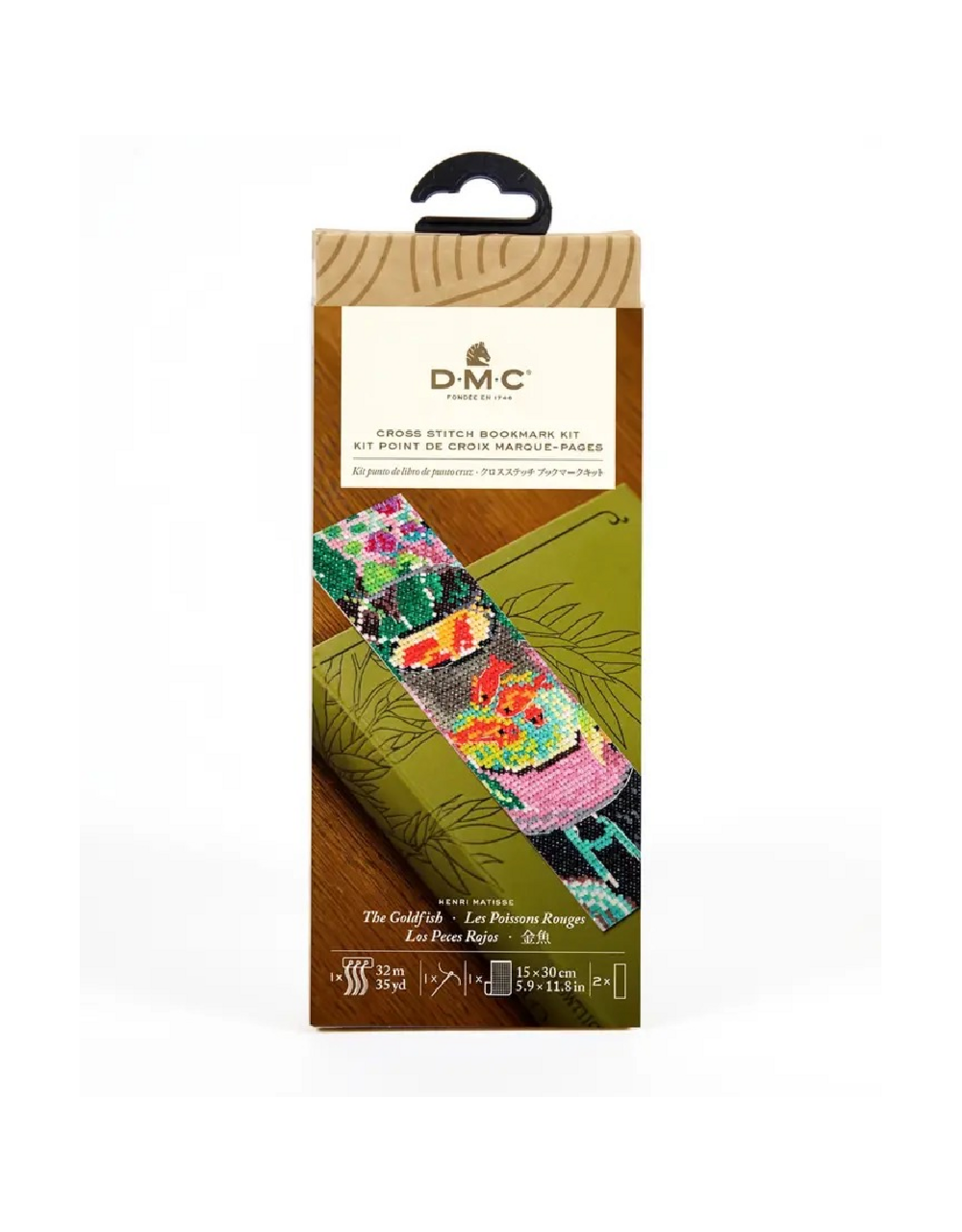 DMC The Goldfish by Matisse, Cross Stitch Bookmark Kit