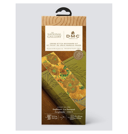 DMC Sunflowers by van Gogh, Cross Stitch Bookmark Kit