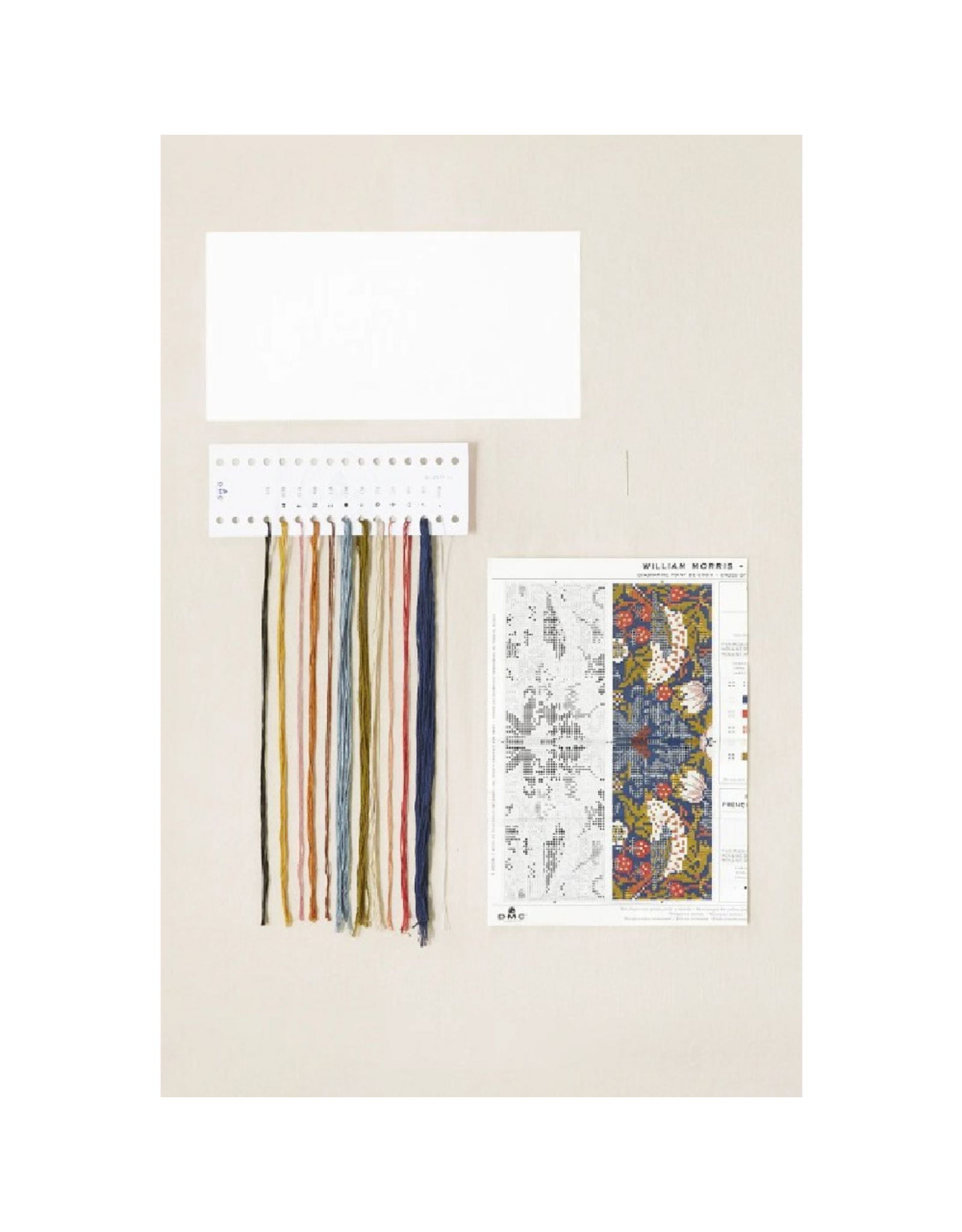 DMC Strawberry Thief by William Morris,  Cross Stitch Bookmark Kit