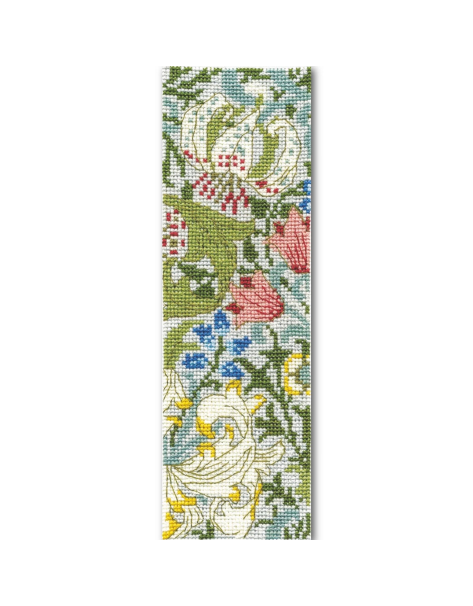 DMC Golden Lily by J.H. Dearle, Cross Stitch Bookmark Kit
