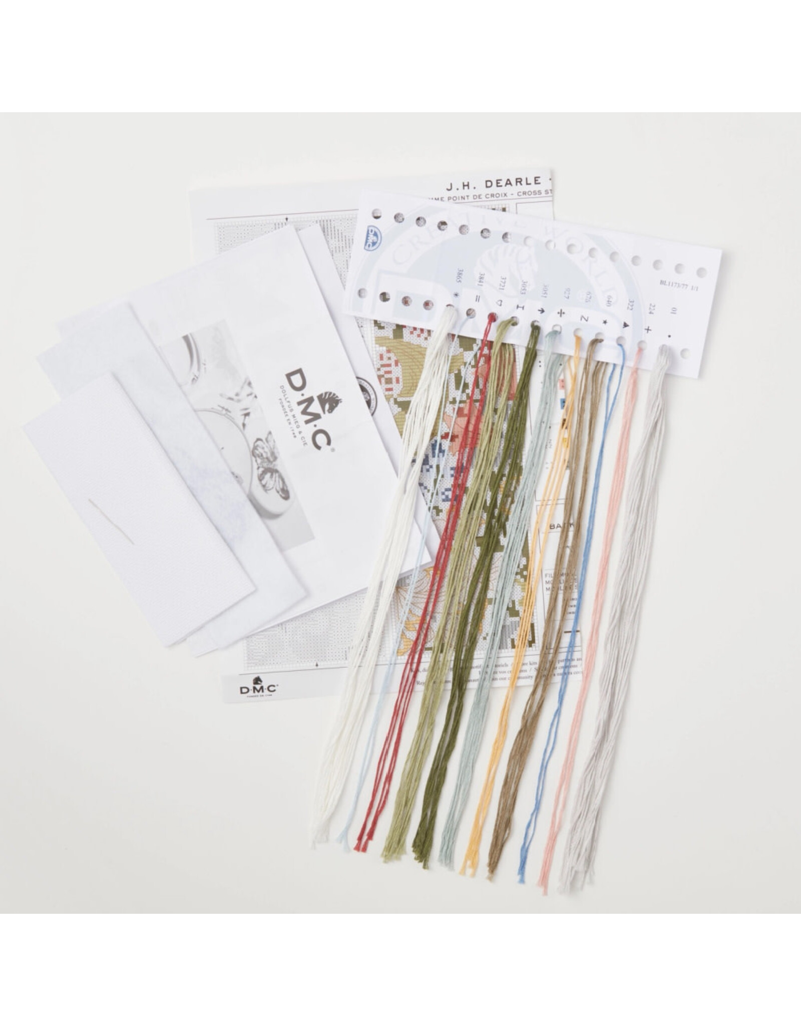 DMC Golden Lily by J.H. Dearle, Cross Stitch Bookmark Kit