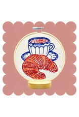 Hook, Line & Tinker Croissant,  Embroidery Kit