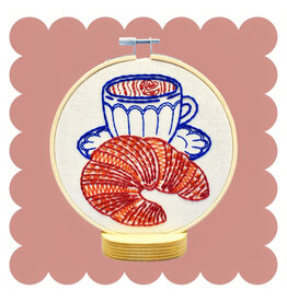 Hook, Line & Tinker Croissant,  Embroidery Kit