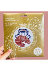 Hook, Line & Tinker Croissant,  Embroidery Kit