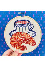 Hook, Line & Tinker Croissant,  Embroidery Kit