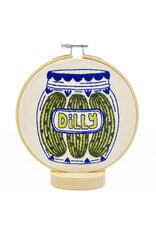 Hook, Line & Tinker Dill Pickles, Dilly, Embroidery Kit