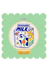 Hook, Line & Tinker Milk,  Embroidery Kit