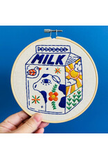 Hook, Line & Tinker Milk,  Embroidery Kit