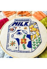Hook, Line & Tinker Milk,  Embroidery Kit